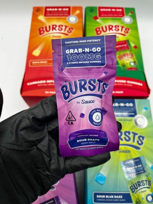 Bursts By Sauce Gummies 100mg