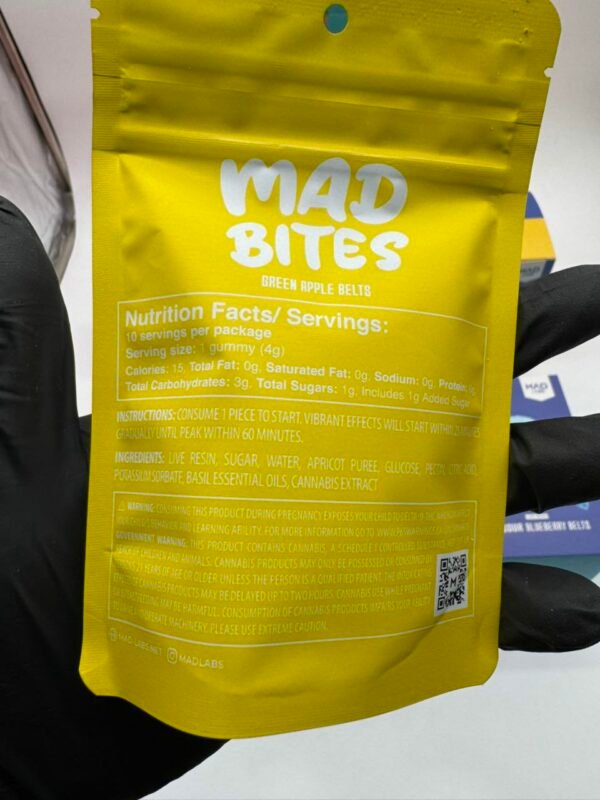 Mad Bites Vegan Gummies 2000mg
